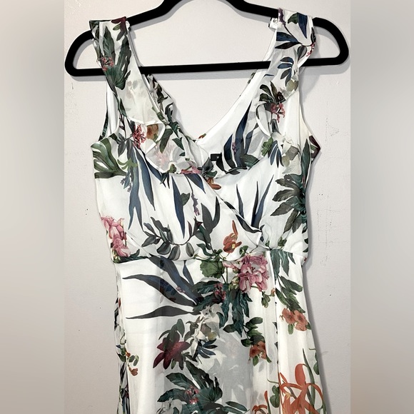 Melanie Lyne Floral Print Maxi Dress Sleeveless - Picture 4 of 5